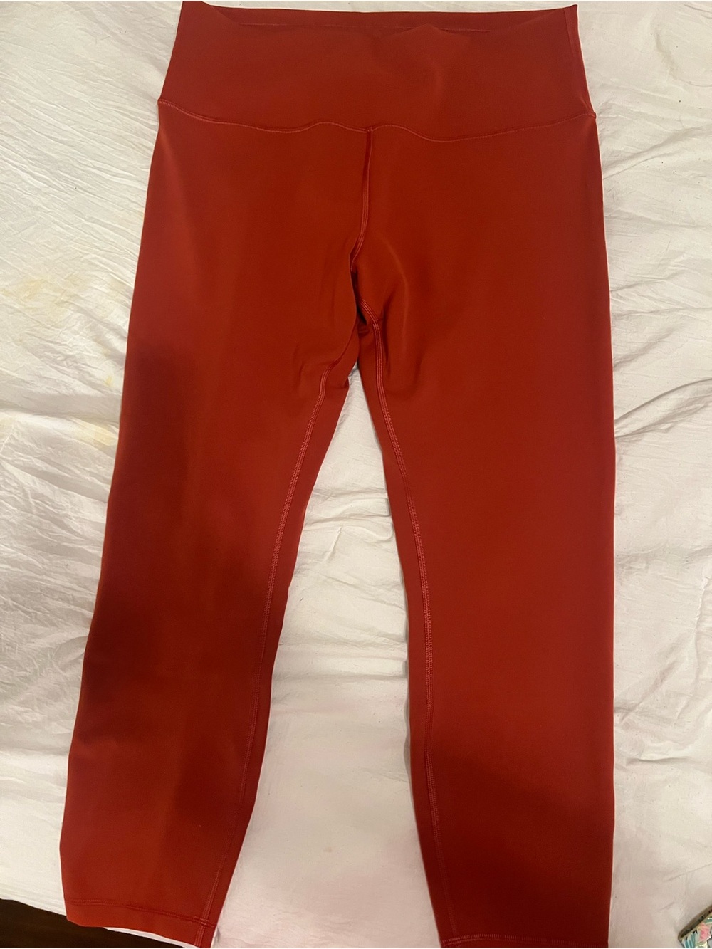 lululemon athletica Rust Red High-Rise Leggings